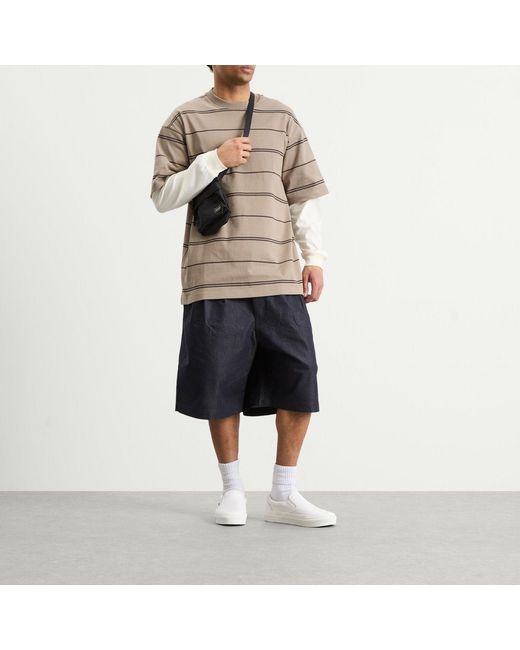 Comme des Garçons Blue Denim Shorts for men