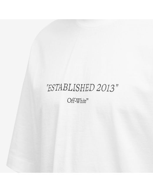 Off-White c/o Virgil Abloh White Off- 2013 Skate T-Shirt for men