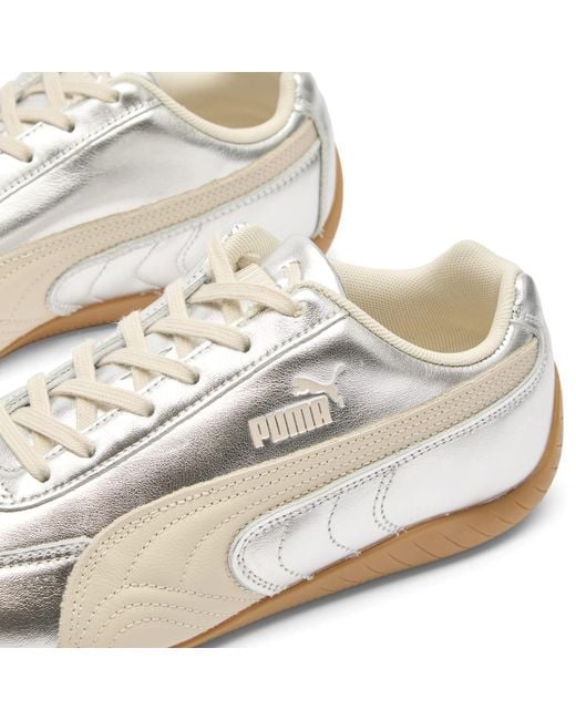 PUMA White Speedcat Sneaker