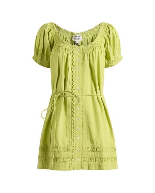 Damson Madder Yellow Jayne Mini Dress