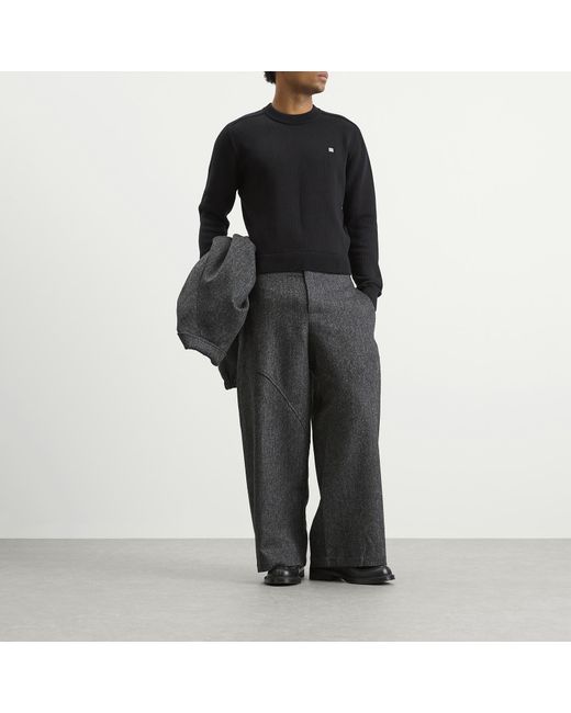 SAGE NATION Gray Curved Seam Carpenter Trouser for men