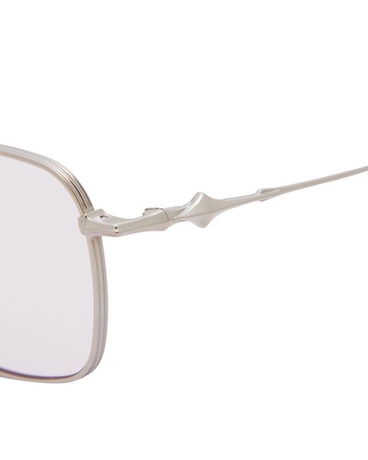 Gentle Monster White Met Sunglasses