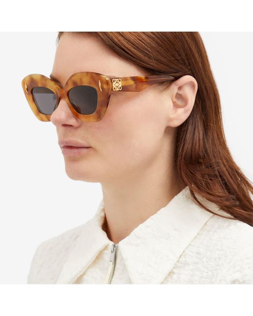Loewe Brown Anagram Sunglasses