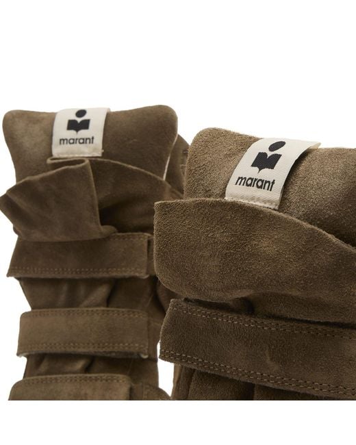Isabel Marant Brown Balskee Platform Sneaker