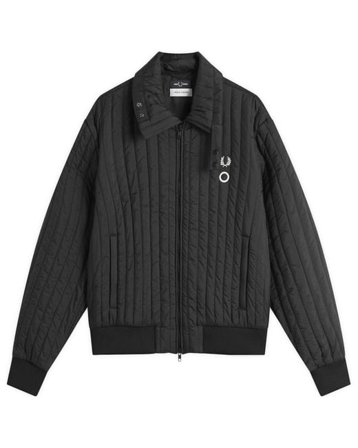 Fred Perry Black X Craig Quilted Jacket for men