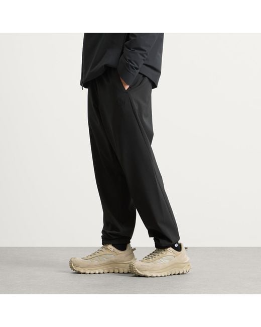 Moncler Black Soft Twill Tech Pant for men