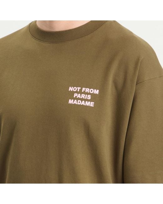 Drole de Monsieur Green Drole De Monsieur Slogan T-Shirt for men
