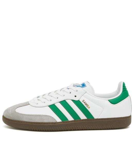 Adidas White Samba Og Sneakers