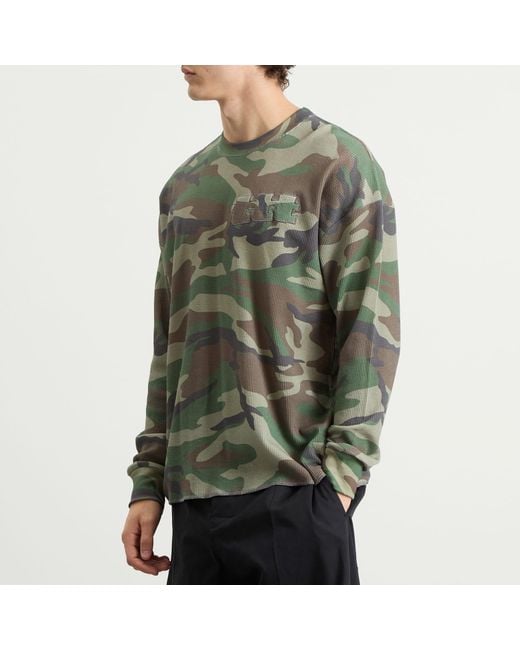 ttt msw Thermal long sleeve tee（CAMO） M TTT MSW Thermal Long Sleeve T-Shirt in Green for Men | Lyst UK