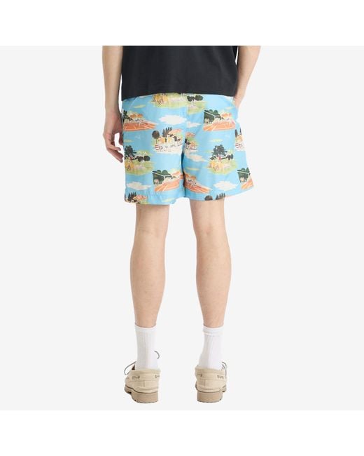 Drole de Monsieur Blue Beach Shorts for men