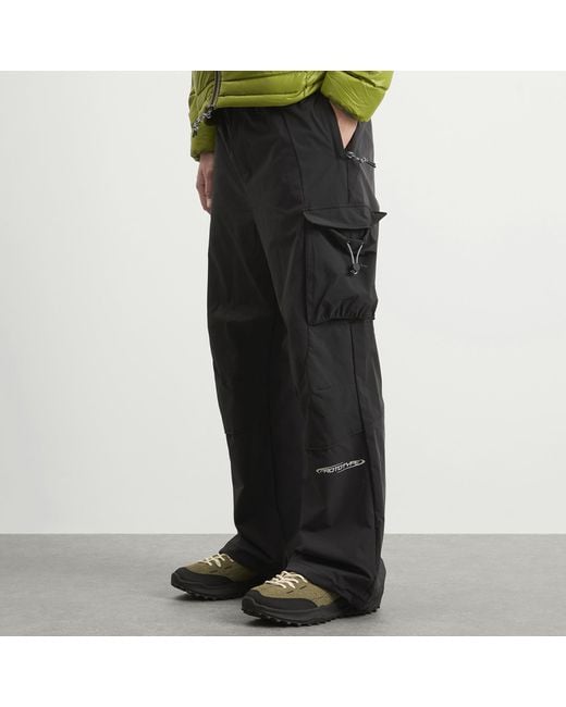 KA_YO_Prototype Gray Parachute Cargo Mix Trousers for men