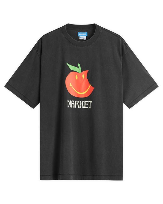 Market Black Smiley Honeycrisp T-Shirt for men