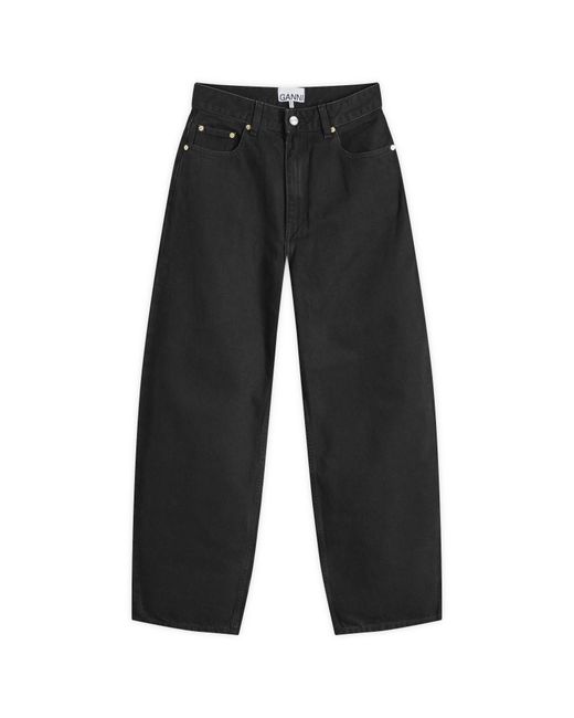 Ganni Black Stary Rigid Denim Jeans