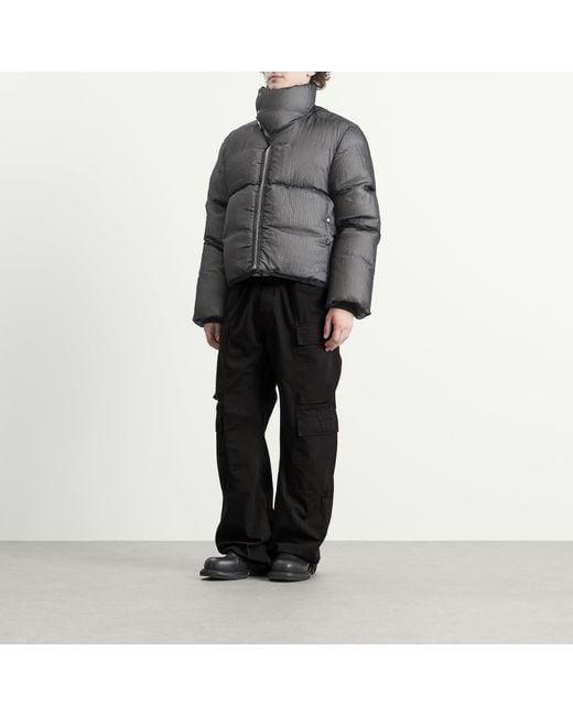 Rick Owens Black Double Cargo Jeans for men