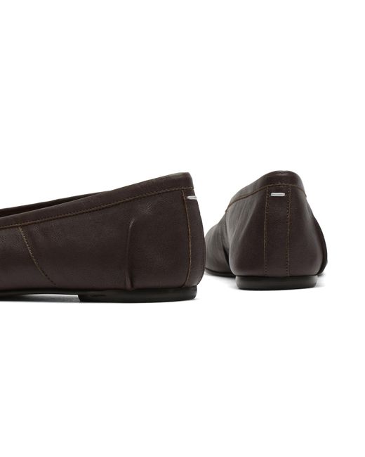 Maison Margiela Brown Tabi Ballerinas