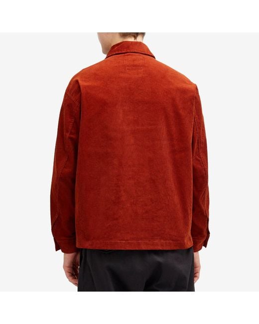 FRIZMWORKS Corduroy French Work Jacket in Red for Men | Lyst