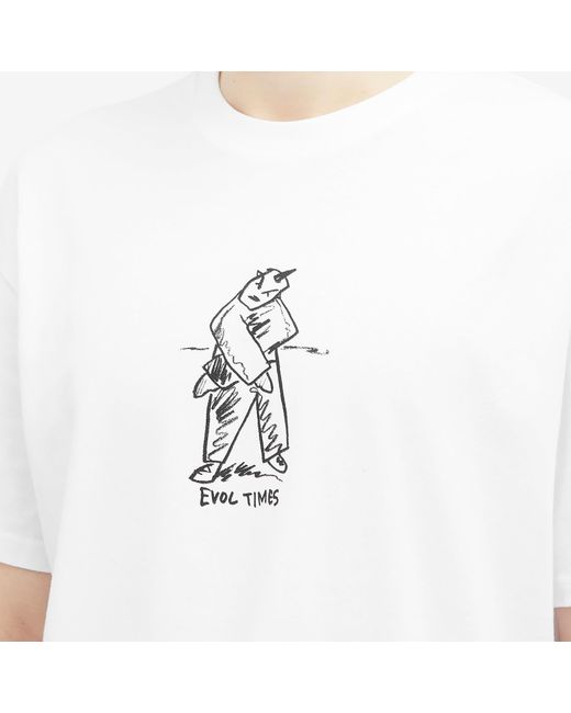 POLAR SKATE White Evol Times T-Shirt for men