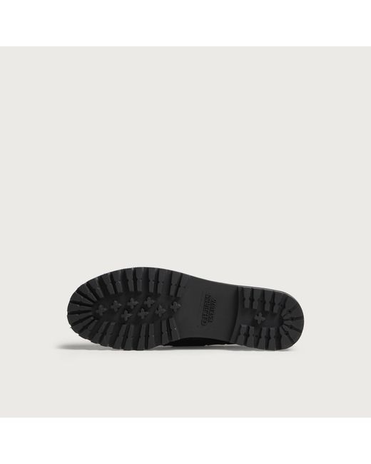 G.H.BASS Black Mallorie 4 Eye Loafers