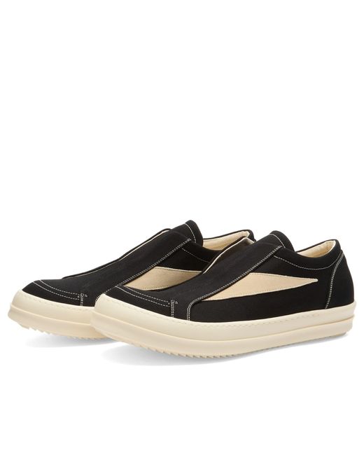 Rick Owens Black Slip On Vintage Sneaks for men