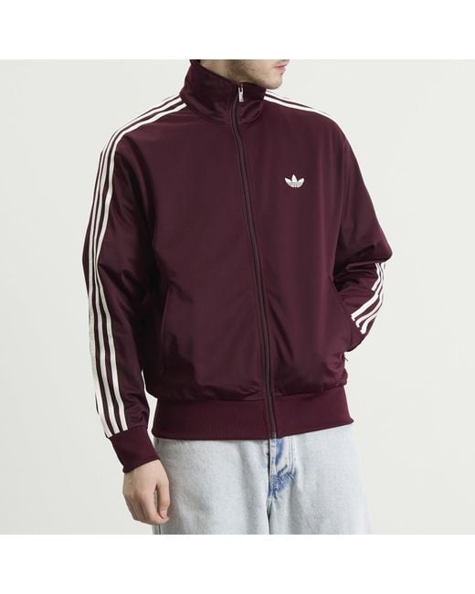 Adidas Purple Firebird Tracktop for men