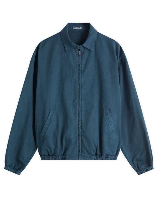 ジャケット・アウター PRODUCT DYED FINX GABARDINE SWING TOP 3 AURALEE Product Dyed Finx Gabardine Swing Top Beige / Navy