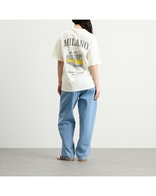Adidas White Milan Graphic T-Shirt