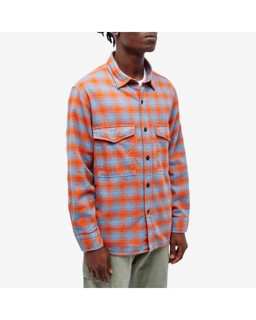Edwin Orange Big Overshirt for men