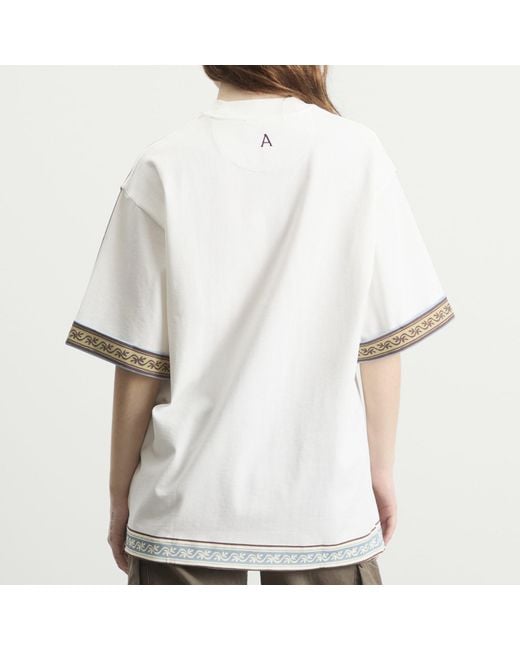 ALÉMAIS White Monkey Dance T-Shirt