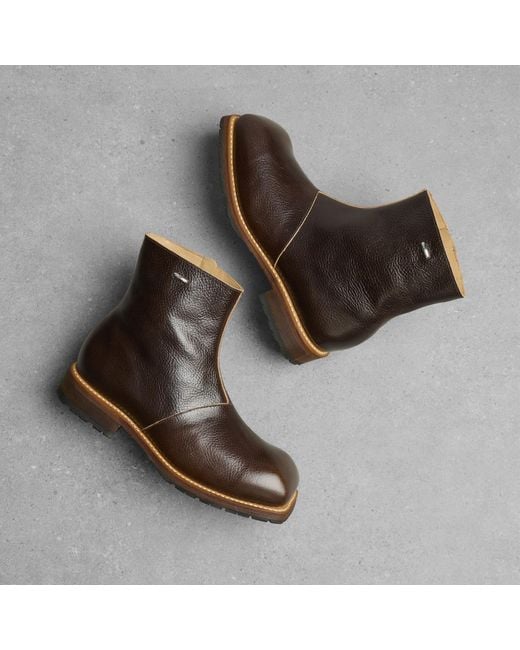 Our Legacy Black Leather Engine Boot for men
