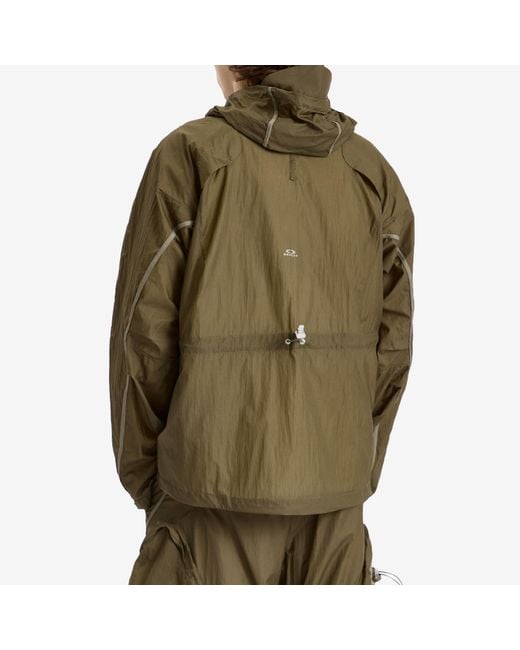 Oakley Green Latitude Flight Windbreaker for men
