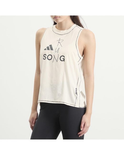 Adidas Natural X Song For The Mute Running Tank