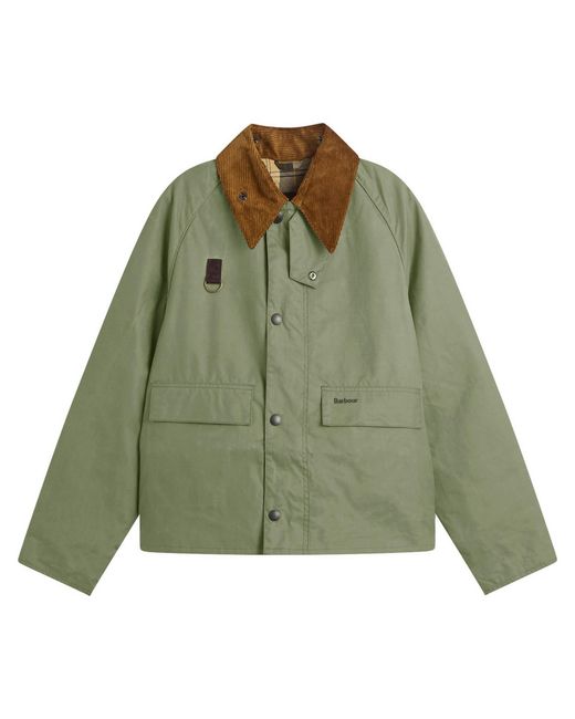 Barbour Green Spey Wax Jacket for men