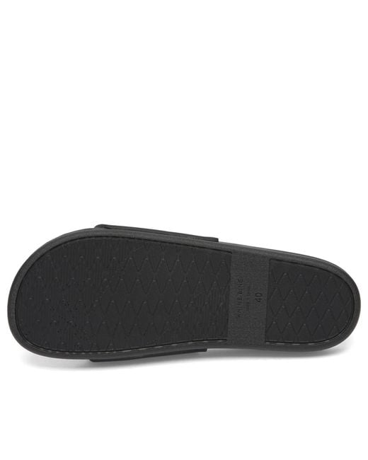 Anine Bing Black Isla Slides