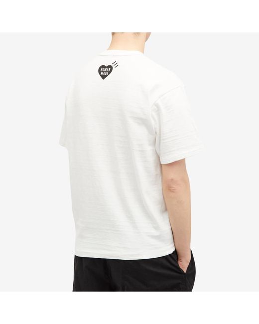 Human Made White Dragon T-Shirt for men