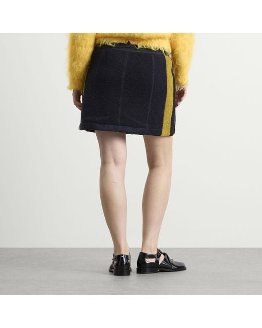 Toga Blue Toga Wool Jersey Skirt