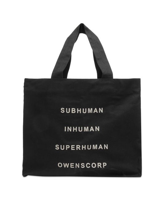Rick Owens Black Large Beach Bag
