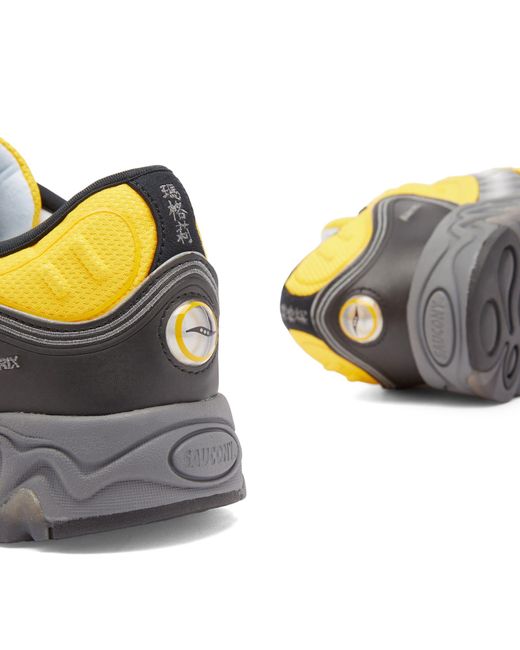 Saucony Yellow Matrix Sneakers for men