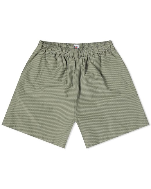 Sunspel Green X Nigel Cabourn Ripstop Army Shorts for men