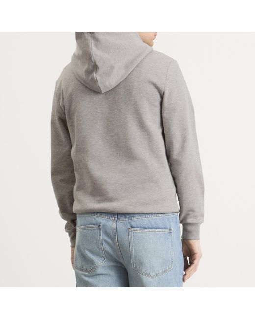 A.P.C. Gray Vpc Logo Hoodie for men