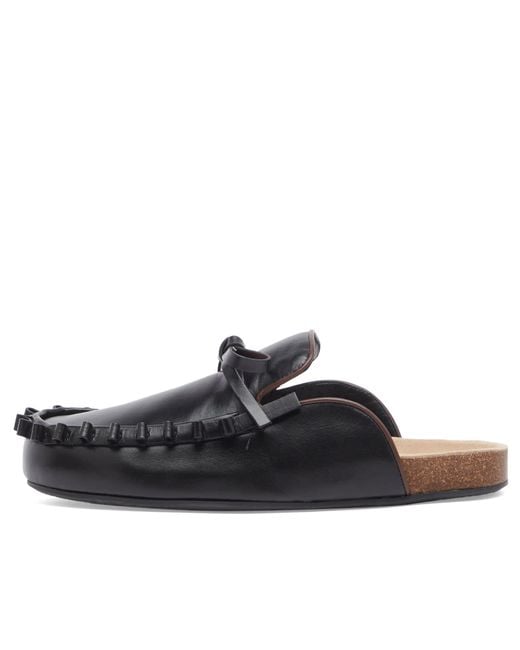 JW Anderson Ruffle Loafer in Black | Lyst