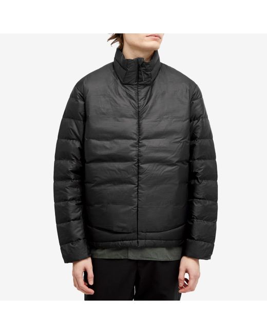 Norse Projects Black Pasmo Rip Down Jacket for men