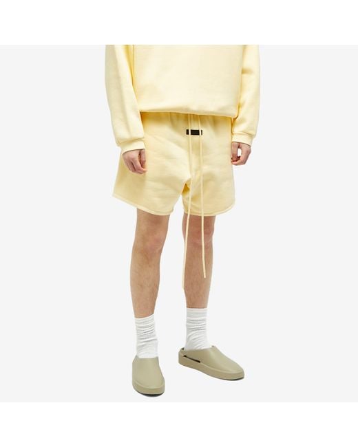 Fear Of God Natural Spring Tab Detail Sweat Shorts for men