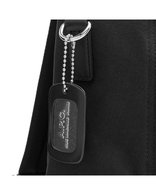 A.P.C. Black Sense Backpack for men
