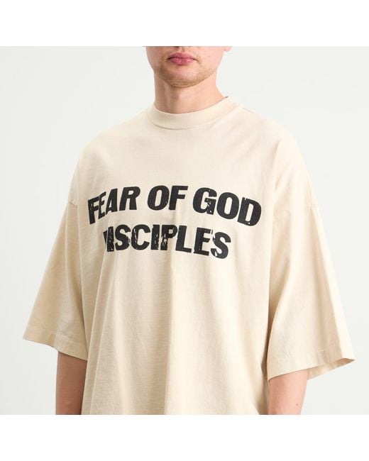 Fear Of God Natural Relaxed "Disciple" T-Shirt for men