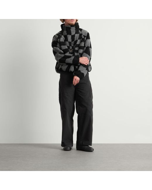 Vans Black X A.O.D. Relief Check Fleece for men