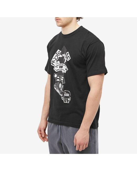 PATTA Black Roots T-Shirt for men