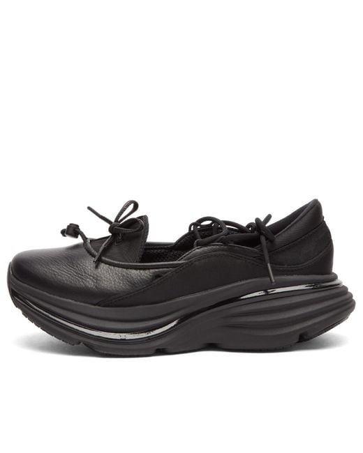Hoka One One Black U Bondi Mary Jane Sneaker