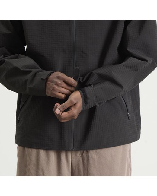 Hiking Patrol Black Waypoint Ripstop Hooded Jacket for men