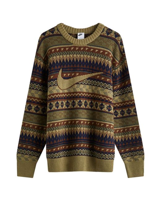 brown nike jumper