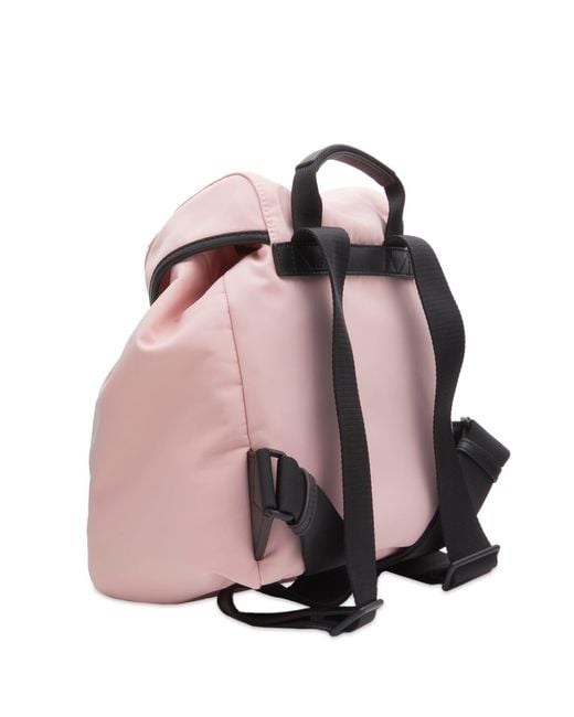 Moncler Pink Trick Logo Backpack